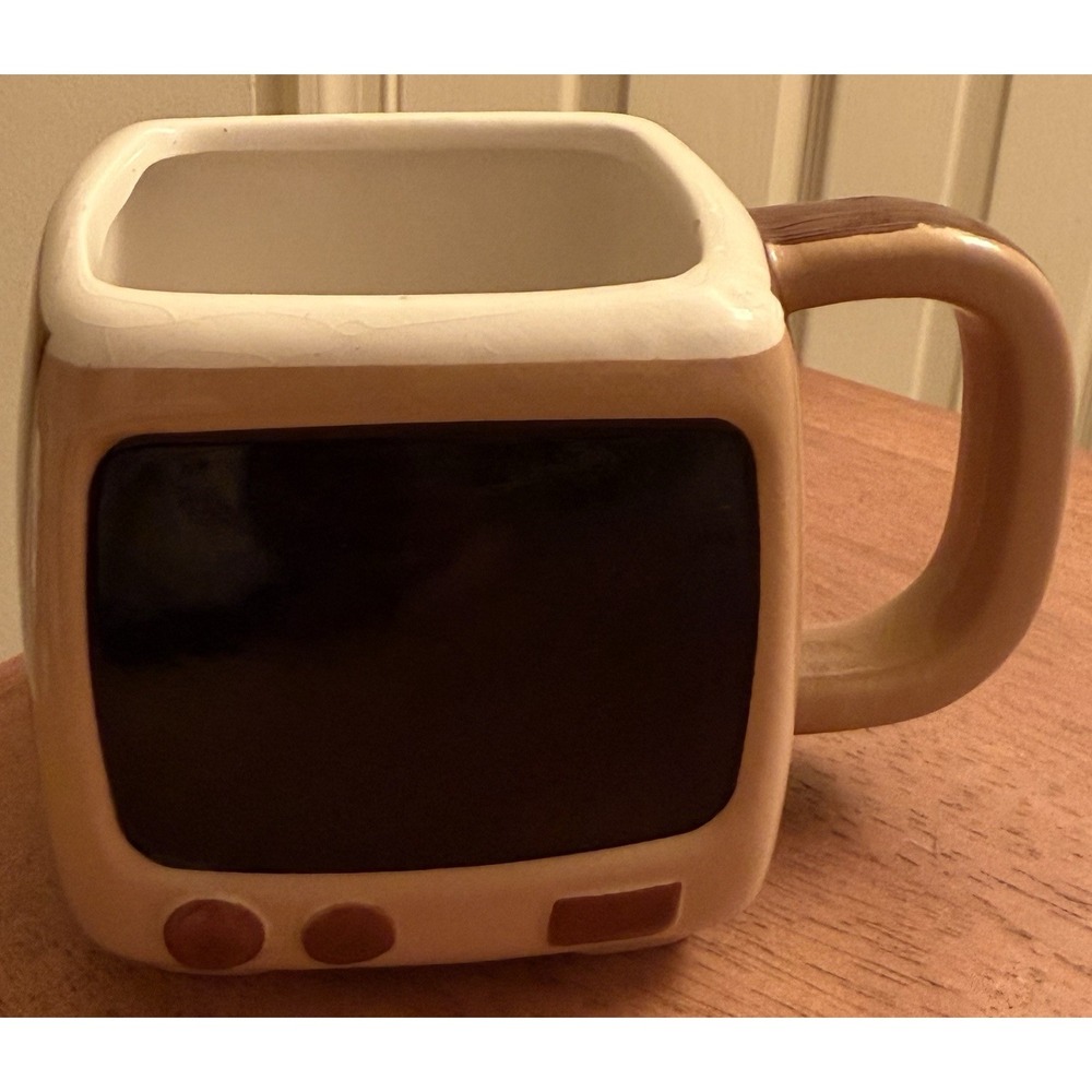 ZAK‎ DESIGNS TV Mug Cup 19oz COLOR CHANGING ZD Retro TV Mug